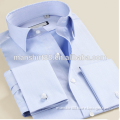 2016 Gentlemen style french cuff open-neck men dress shirt